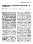 Research paper thumbnail of Three novel types of voltage-dependent calcium channels in rat cerebellar neurons