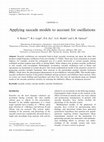 Research paper thumbnail of Applying saccade models to account for oscillations