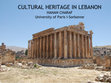 Research paper thumbnail of Cultural Heritage in Lebanon