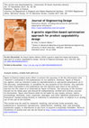 Research paper thumbnail of A genetic algorithm-based optimisation approach for product upgradability design