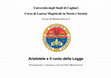 Research paper thumbnail of Presentazione sul tema "Aristotele e il ruolo della Legge"