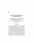 Research paper thumbnail of HOW TERRORISM MODIFIED THE HORROR MOVIES