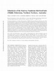 Research paper thumbnail of Ichnofacies of the Stairway Sandstone fish-fossil beds (Middle Ordovician, Northern Territory, Australia)