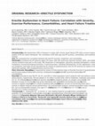 Research paper thumbnail of Erectile Dysfunction in Heart Failure: Correlation with Severity, Exercise Performance, Comorbidities, and Heart Failure Treatment