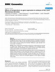 Research paper thumbnail of Effects of temperature on gene expression in embryos of the coral Montastraea faveolata