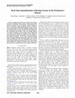 Research paper thumbnail of Real-time quantification of resting tremor in the Parkinson's disease