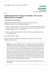 Research paper thumbnail of Engineering Hybrid Learning Communities: The Case of a Regional Parent Community