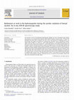 Research paper thumbnail of Combined liquid-phase ATR-IR and XAS study of the Bi-promotion in the aerobic oxidation of benzyl alcohol over Pd/Al2O3