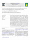 Research paper thumbnail of Carbonate-associated sulfate: Experimental comparisons of common extraction methods and recommendations toward a standard analytical protocol