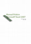 Research paper thumbnail of Manual Prático Microsoft Excel 2007