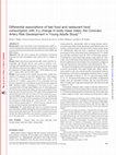 Research paper thumbnail of Differential associations of fast food and restaurant food consumption with 3-y change in body mass index: the Coronary Artery Risk Development in Young Adults Study