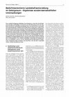 Research paper thumbnail of Bedürfnisorientierte Landschaftsentwicklung im Gebirgsraum - Ergebnisse sozialwissenschaftlicher Untersuchungen