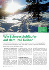 Research paper thumbnail of Lenkung von Freizeitaktivitäten - Wie Schneeschuhläufer auf dem Trail bleiben