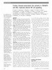 Research paper thumbnail of Coeliac disease-associated risk variants in TNFAIP3 and REL implicate altered NF- B signalling