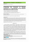 Research paper thumbnail of Evaluating the Potential of Mosque Institution in Contributing to the Disaster Risk Reduction (DRR) System