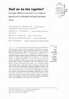 Research paper thumbnail of Shall we do this together? Social gaze influences action control in a comparison group, but not in individuals with high-functioning autism