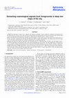 Research paper thumbnail of Extracting cosmological signals from foregrounds in deep mm maps of the sky