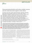 Research paper thumbnail of Dense genotyping identifies and localizes multiple common and rare variant association signals in celiac disease