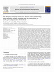 Research paper thumbnail of The change of European landscapes: Human-nature relationships, public attitudes towards rewilding, and the implications for landscape management in Switzerland