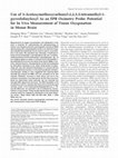 Research paper thumbnail of Use of 3-acetoxymethoxycarbonyl-2,2,5,5-tetramethyl-1-pyrrolidinyloxyl as an EPR oximetry probe: potential for in vivo measurement of tissue oxygenation in mouse brain