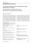 Research paper thumbnail of An assessment of endocrine activity in Australian rivers using chemical and in vitro analyses