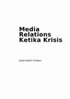 Research paper thumbnail of Media Relations Ketika Krisis