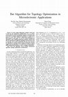 Research paper thumbnail of Bat algorithm for topology optimization in microelectronic applications