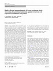 Research paper thumbnail of Highly efficient immunodiagnosis of Large cardamom chirke virus using the polyclonal antiserum against Escherichia coli expressed recombinant coat protein