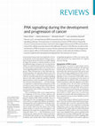 Research paper thumbnail of PAK signalling during the development and progression of cancer