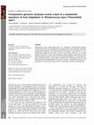 Research paper thumbnail of Comparative genomic analyses reveal a lack of a substantial signature of host adaptation in Rhodococcus equi ('Prescottella equi')