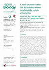 Research paper thumbnail of A novel taxonomic marker that discriminates between morphologically complex actinomycetes