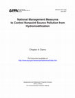 Research paper thumbnail of National Management Measures to Control Nonpoint Source Pollution from Hydromodification Chapter 4: Dams