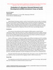 Research paper thumbnail of Evaluation of Laboratory Directed Research and Development (LDRD) Investment Areas at Sandia