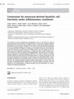 Research paper thumbnail of Constraints for monocyte-derived dendritic cell functions under inflammatory conditions