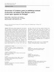 Research paper thumbnail of Occurrence of virulence genes in multidrug-resistant Escherichia coli isolates from Iberian wolves (Canis lupus signatus) in Portugal