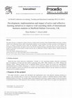 Research paper thumbnail of Development, Implementation and Impact of Active and Reflective Learning Initiatives to Improve Web Searching Skills of International Business Students at Sheffield Hallam University, UK