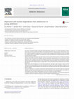 Research paper thumbnail of Depression and nicotine dependence from adolescence to young adulthood