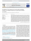 Research paper thumbnail of The influence of raw material size on stone artefact assemblage formation: An example from Bone Cave, south-western Tasmania