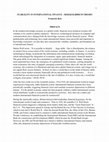 Research paper thumbnail of STABLILITY IN INTERNATIONAL FINANCE – DISEQUILIBRIUM THEORY