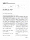 Research paper thumbnail of Private sector involvement in the control of contagious bovine pleuropneumonia (CBPP) in the Kazungula district of Zambia benefitted the community and the control strategy