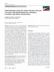 Research paper thumbnail of Small Mammals Along SW-Atlantic Marshes: Diversity Correlates with Inland Habitats but Abundance Correlates with Marsh Characteristics