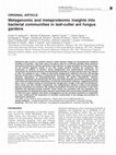 Research paper thumbnail of Metagenomic and metaproteomic insights into bacterial communities in leaf-cutter ant fungus gardens