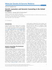 Research paper thumbnail of Genetic counselors and Genomic Counseling in the United Kingdom