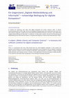 Research paper thumbnail of Ein Gegenstand „Digitale Medienbildung und Informatik“ – notwendige Bedingung für digitale Kompetenz?