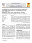 Research paper thumbnail of Sintering temperature dependence of room temperature magnetic and dielectric properties of Co0.5Zn0.5Fe2O4 prepared using mechanically alloyed nanoparticles