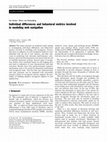 Research paper thumbnail of Individual differences and behavioral metrics involved in modeling web navigation