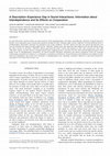 Research paper thumbnail of A Description-Experience Gap in Social Interactions: Information about Interdependence and Its Effects on Cooperation