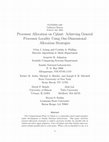 Research paper thumbnail of Processor Allocation on Cplant: Achieving General Processor Locality Using One-Dimensional Allocation Strategies