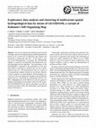 Research paper thumbnail of Exploratory data analysis and clustering of multivariate spatial hydrogeological data by means of GEO3DSOM, a variant of Kohonen's Self-Organizing Map