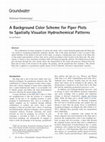 Research paper thumbnail of A Background Color Scheme for Piper Plots to Spatially Visualize Hydrochemical Patterns